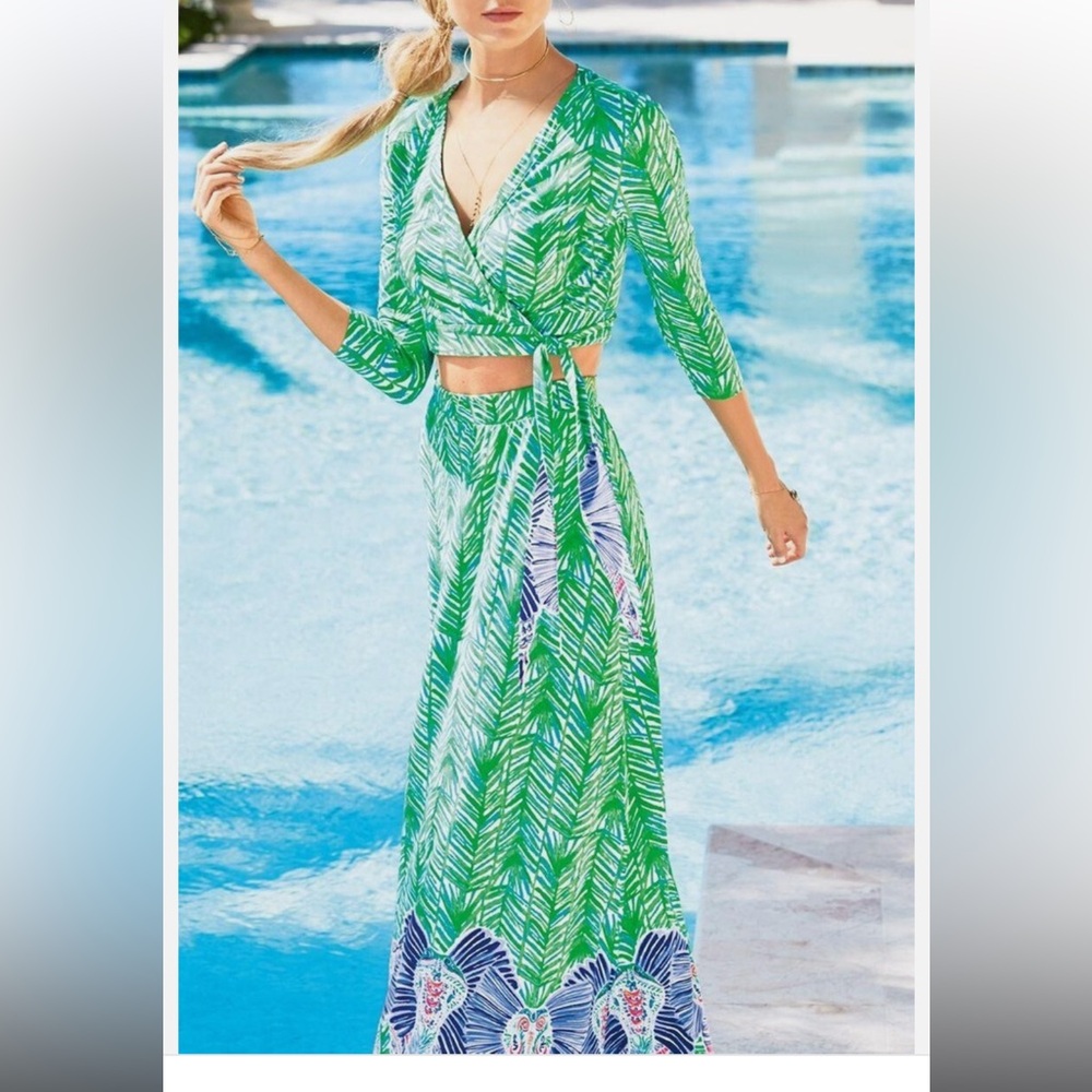 NWT Lilly Pulitzer Ruari Crop Top and Skirt Set